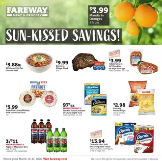 Fareway catalogue in West Des Moines IA | Exclusive bargains | 2026-03-16T00:00:00.000Z - 2026-03-21T00:00:00.000Z