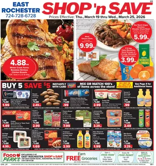 Shop 'n Save catalogue in Beaver Falls PA | Shop 'n Save Weekly ad | 2026-03-19T00:00:00.000Z - 2026-03-25T00:00:00.000Z