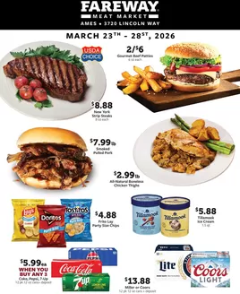 Fareway catalogue in Madrid IA | Top deals and discounts | 2026-03-23T00:00:00.000Z - 2026-03-28T00:00:00.000Z