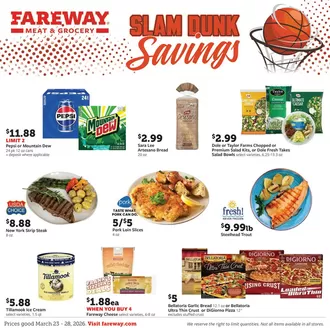 Fareway catalogue in Waverly IA | Current bargains and offers | 2026-03-23T00:00:00.000Z - 2026-03-28T00:00:00.000Z