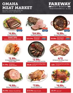 Fareway catalogue in Council Bluffs IA | Great offer for all customers | 2026-03-23T00:00:00.000Z - 2026-03-28T00:00:00.000Z
