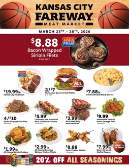 Fareway catalogue in Mission KS | Current bargains and offers | 2026-03-23T00:00:00.000Z - 2026-03-28T00:00:00.000Z