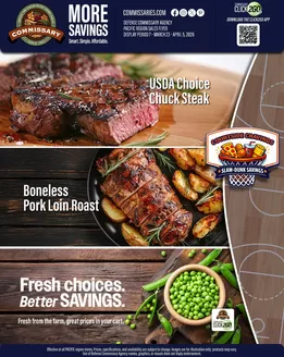 Commissary catalogue | Our best deals for you | 2026-03-23T00:00:00.000Z - 2026-04-05T00:00:00.000Z