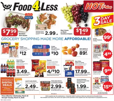 Food 4 Less catalogue in Skokie IL | New offers to discover | 2026-03-25T00:00:00.000Z - 2026-03-31T00:00:00.000Z
