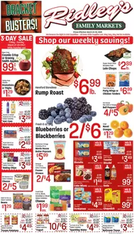 Ridley's Family Markets catalogue | Great discounts on selected products | 2026-03-24T00:00:00.000Z - 2026-03-30T00:00:00.000Z