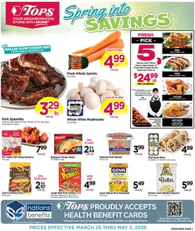 Tops catalogue in Buffalo NY | April Savings! | 2026-03-29T00:00:00.000Z - 2026-05-02T00:00:00.000Z