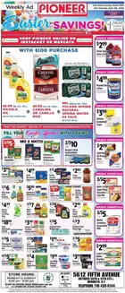 Pioneer Supermarkets catalogue | Discounts and promotions | 2026-03-29T00:00:00.000Z - 2026-04-04T00:00:00.000Z