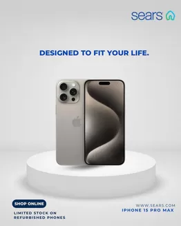 Sears catalogue | Discover attractive offers | 2026-04-05T00:00:00.000Z - 2026-04-19T00:00:00.000Z