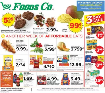 Foods Co catalogue in Rio Linda CA | Weekly Ad | 2026-04-08T00:00:00.000Z - 2026-04-14T00:00:00.000Z