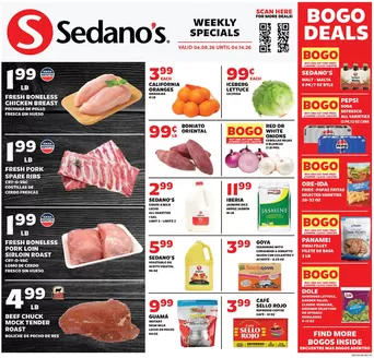 Sedano's catalogue | Sedano's weekly ad | 2026-04-08T00:00:00.000Z - 2026-04-14T00:00:00.000Z