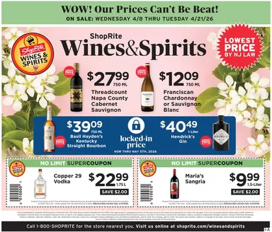 ShopRite catalogue | ShopRite Wine & Spirits - 4/8 | 2026-04-08T00:00:00.000Z - 2026-04-21T00:00:00.000Z