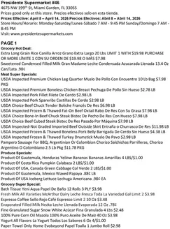 Presidente catalogue | Great offer for bargain hunters | 2026-04-08T00:00:00.000Z - 2026-04-14T00:00:00.000Z