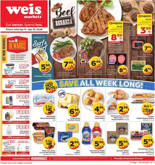 Weis Markets catalogue | Top offers for smart savers | 2026-04-09T00:00:00.000Z - 2026-04-15T00:00:00.000Z