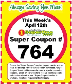 Super One Foods catalogue | Weekly Super Coupon Number | 2026-04-04T00:00:00.000Z - 2026-04-18T00:00:00.000Z