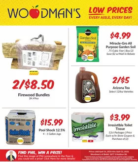 Woodman's catalogue | Attractive special offers for everyone | 2026-04-16T00:00:00.000Z - 2026-04-22T00:00:00.000Z