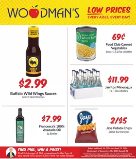 Woodman's catalogue | Attractive special offers for everyone | 2026-04-16T00:00:00.000Z - 2026-04-22T00:00:00.000Z