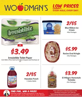 Woodman's catalogue | Great discounts on selected products | 2026-04-16T00:00:00.000Z - 2026-04-22T00:00:00.000Z