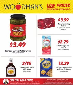 Woodman's catalogue | Wide range of offers | 2026-04-16T00:00:00.000Z - 2026-04-22T00:00:00.000Z