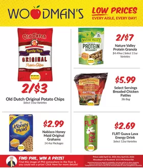 Woodman's catalogue | Our best offers for you | 2026-04-16T00:00:00.000Z - 2026-04-22T00:00:00.000Z