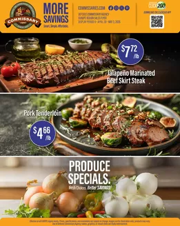 Commissary catalogue | Our best deals for you | 2026-04-20T00:00:00.000Z - 2026-05-03T00:00:00.000Z