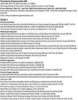 Presidente catalogue in Hollywood FL | Our best offers for you | 2026-04-22T00:00:00.000Z - 2026-04-28T00:00:00.000Z