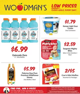 Woodman's catalogue | Our best offers for you | 2026-04-23T00:00:00.000Z - 2026-04-29T00:00:00.000Z