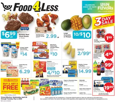 Food 4 Less catalogue | Offers for bargain hunters | 2026-04-29T00:00:00.000Z - 2026-05-05T00:00:00.000Z