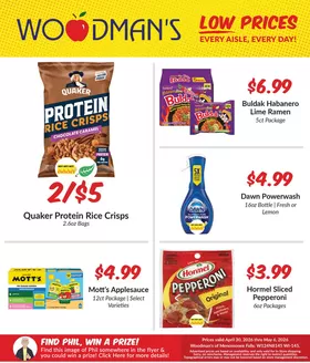 Woodman's catalogue | Discounts and promotions | 2026-04-30T00:00:00.000Z - 2026-05-06T00:00:00.000Z