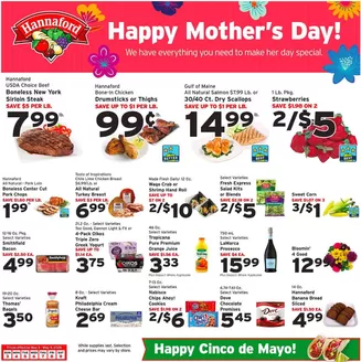 Hannaford catalogue | Current special promotions | 2026-05-03T00:00:00.000Z - 2026-05-09T00:00:00.000Z