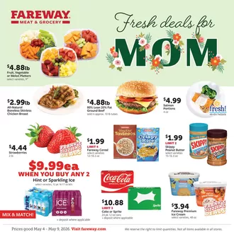 Fareway catalogue | Top deals for all customers | 2026-05-04T00:00:00.000Z - 2026-05-09T00:00:00.000Z