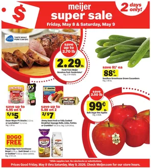 Meijer catalogue | Super Sale | 2026-05-08T00:00:00.000Z - 2026-05-09T00:00:00.000Z