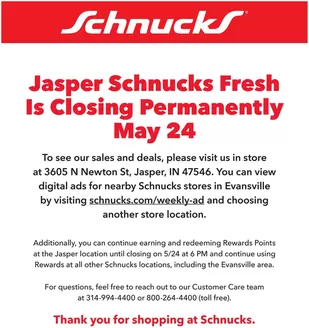Schnucks catalogue in Evansville IN | Top offers for smart savers | 2026-05-06T00:00:00.000Z - 2026-05-24T00:00:00.000Z