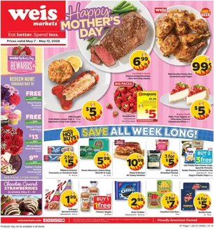 Weis Markets catalogue | Top offers for all bargain hunters | 2026-05-07T00:00:00.000Z - 2026-05-13T00:00:00.000Z