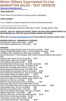 Morton Williams catalogue | Great discounts on selected products | 2026-05-15T00:00:00.000Z - 2026-05-21T00:00:00.000Z