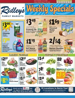 Ridley's Family Markets catalogue | Current bargains and offers | 2026-05-12T00:00:00.000Z - 2026-05-18T00:00:00.000Z