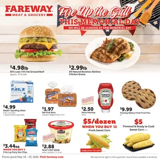 Fareway catalogue | Current deals and offers | 2026-05-18T00:00:00.000Z - 2026-05-23T00:00:00.000Z