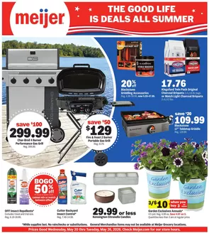 Meijer catalogue | the good life is deals all summer | 2026-05-20T00:00:00.000Z - 2026-05-26T00:00:00.000Z