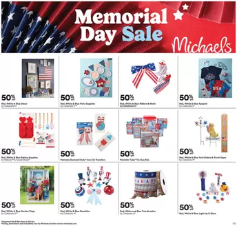 Michaels catalogue in North Hampton NH | Memorial Day Sale | 2026-05-22T00:00:00.000Z - 2026-05-25T00:00:00.000Z
