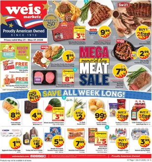 Weis Markets catalogue | Weekly Ads Weis Markets | 2026-05-21T00:00:00.000Z - 2026-06-17T00:00:00.000Z