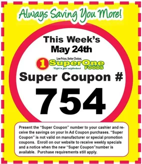 Super One Foods catalogue | Weekly Super Coupon Number | 2026-05-05T00:00:00.000Z - 2026-05-30T00:00:00.000Z