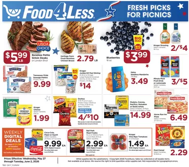 Food 4 Less catalogue | Top offers for smart savers | 2026-05-27T00:00:00.000Z - 2026-06-02T00:00:00.000Z
