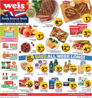 Weis Markets catalogue | Discover attractive offers | 2026-05-28T00:00:00.000Z - 2026-06-03T00:00:00.000Z