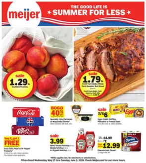 Meijer catalogue | Discounts and promotions | 2026-05-27T00:00:00.000Z - 2026-06-02T00:00:00.000Z
