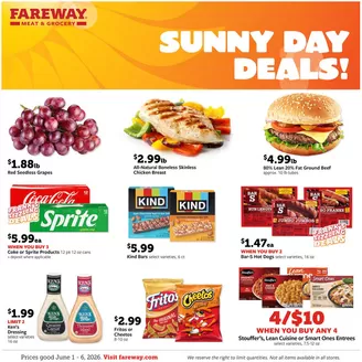Fareway catalogue | Top offers for all bargain hunters | 2026-06-01T00:00:00.000Z - 2026-06-06T00:00:00.000Z
