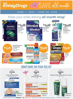 Kinney Drugs catalogue | Discounts and promotions | 2026-06-01T00:00:00.000Z - 2026-06-30T00:00:00.000Z