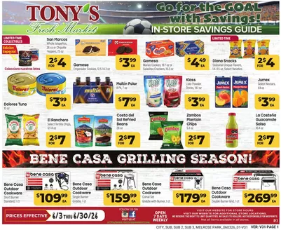 Tony's Fresh Market catalogue | Weekly Ad | 2026-06-03T00:00:00.000Z - 2026-06-30T00:00:00.000Z