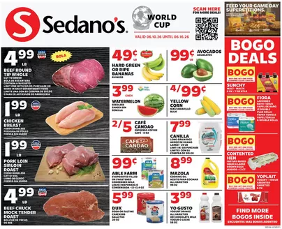 Sedano's catalogue | Sedano's weekly ad | 2026-06-10T00:00:00.000Z - 2026-06-16T00:00:00.000Z
