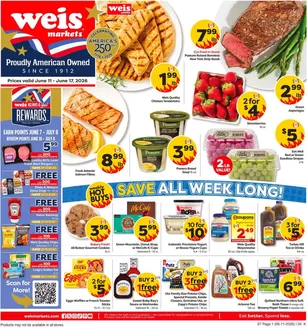 Weis Markets catalogue | Great offer for bargain hunters | 2026-06-11T00:00:00.000Z - 2026-06-17T00:00:00.000Z