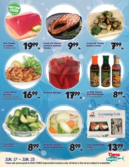 Times Supermarkets catalogue | Seafood Specials | 2026-06-17T00:00:00.000Z - 2026-06-23T00:00:00.000Z