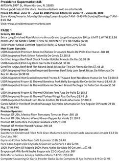 Presidente catalogue | Our best offers for you | 2026-06-17T00:00:00.000Z - 2026-06-23T00:00:00.000Z